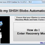 AutoSHSH RC2 : Sauvegarde du certificat ECID pour les firmwares 3.1.3 et 3.2
