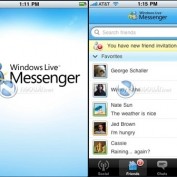 Windows Live Messenger arrive sur iPhone : Les premieres images