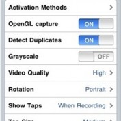 DisplayRecorder et Dis­playOut disponible sur Cydia