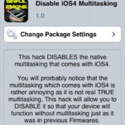 disabling ios4 multitasking : le tweak pour desactiver le multitâche sur iOS 4.0