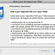 iPad : iOS 3.2.1 est disponible au téléchargement