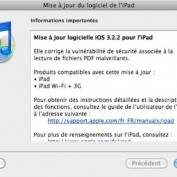 iOS 4.0.2 et 3.2.2 disponible au téléchargement