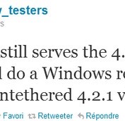 Jailbreak iOS 4.2.1 untethered bientôt sur Windows avec Redsn0w 0.9.7