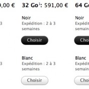 L’iPad 2 disponible sur l’Apple Store en ligne mais avec un délai de plusieurs semaines avant expédition