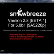Jailbreak iOS 5 bêta 1 : Sn0wbreeze 2.8b1 disponible