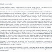 iOS 5 : fini le temps où les downgrades avec SHSH étaient possibles…