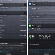 Le notifications center d’iOS 5 passé au microscope