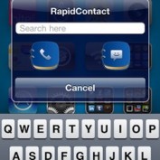 RapidContact : Envoyez un message ou appelez un contact rapidement