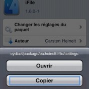 Astuce du jour : Partager rapidement une application/tweak Cydia