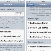 Le mode Reverse-Tethering dans iOS 5 ?