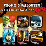 Gameloft & Sega : quelques jeux à 0,79€ pour Halloween