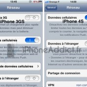 L’iPhone 4S ne peut plus &laquo;&nbsp;Activer la 3G&nbsp;&raquo; dans les réglages