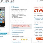 Le prix de l’iPhone 4S baisse chez Bouygues