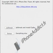 Tutoriel: Jailbreak Tethered iOS 5.0.1 pour iPhone, iPad et iPod Touch avec Redsn0w 0.9.9b8