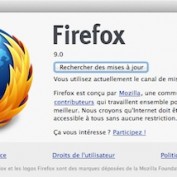 Application Mac : Firefox 9 est disponible