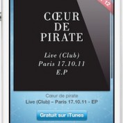 iTunes les 12 jours #12 : des singles enregistrés en live par Coeur de Pirate offerts