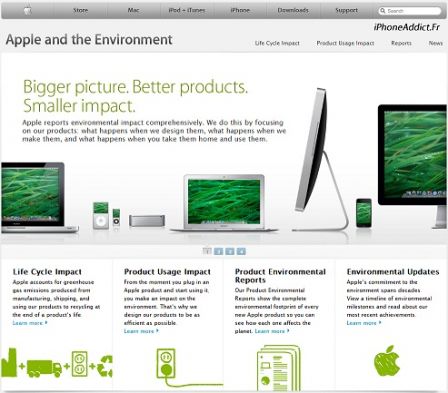 Apple et l'environnement