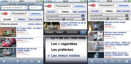 Youtube version Mobile