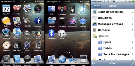 Winterboard : 2 thèmes complets pour customiser votre iPhone