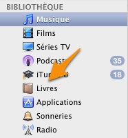 La gestion des livres dans iTunes 9.1