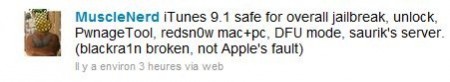 La DevTeam confirme : iTunes 9.1 préserve le Jailbreak