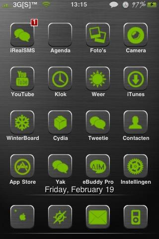 Elite Pro Green Icon Set