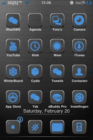 Elite Pro Blue Icon Set