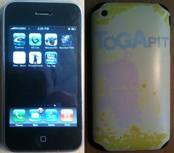 iPhone dans la glace