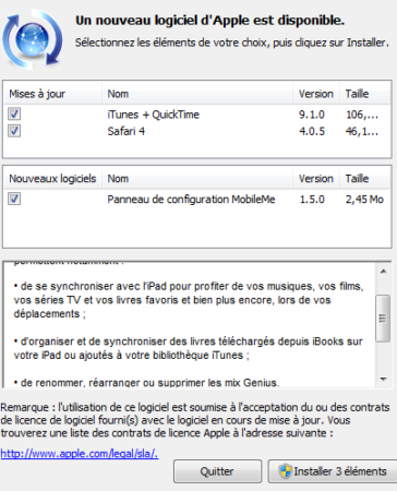 iTunes se met à jour en version 9.1