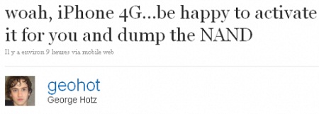 Twitter Geohot 20-04-10