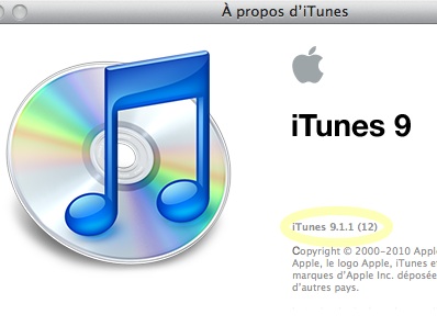Résoudre les problèmes de synchronisation avec iTunes 9.1.1