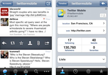 Twitter enfin disponible sur l’App Store (Màj)
