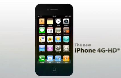 Le prototype de l’iPhone 4G en 3D