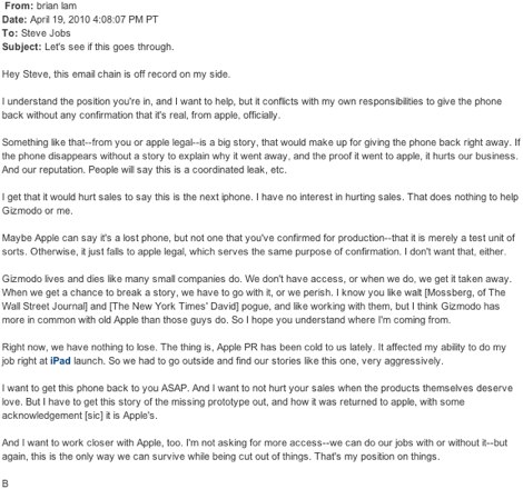 Gizmodo_e-mail_to_Jobs___We_have_nothing_to_lose____Apple