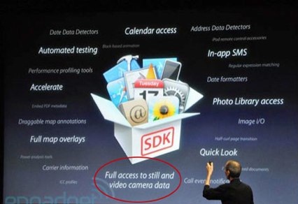 iPhone 4G : video HD en 720p ?