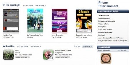 App Store : Apple passe au Top 200 , et crée &laquo;&nbsp;In the Spotlight&nbsp;&raquo; pour les catégories