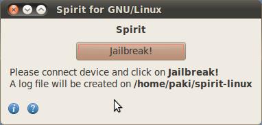 L’interface graphique pour la version Linux de Spirit est disponible