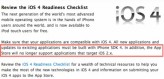 Les applications utilisant iOS 2 ne sont plus accéptées sur l’App Store