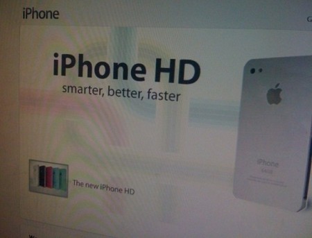 iPhone HD : le vrai nom ?