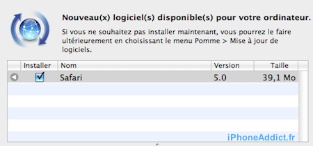 Safari 5 est disponible au téléchargement