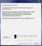 RedSn0w passe en version 0.9.5 bêta 5-5