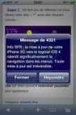 SFR déconseille l’installation d’iOS 4 sur l’iPhone 3G