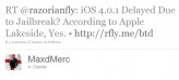 iOS 4.0.1 / 4.1 : Retard à cause du Jailbreak ?