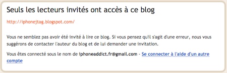 accès refusé site Geohot