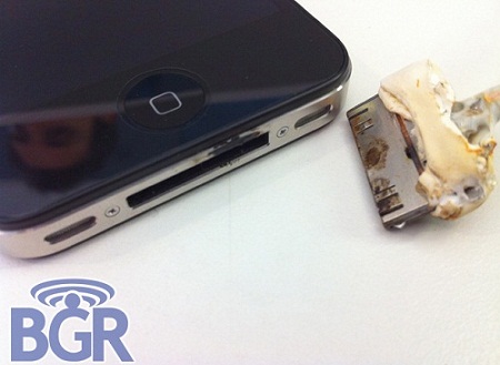 iPhone 4 en feu