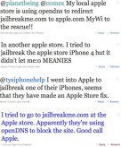 Les Apple Store bloquent l’accès au site JailbreakMe.com, mais chez SFR c’est encore possible !
