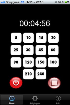 Timer freebox