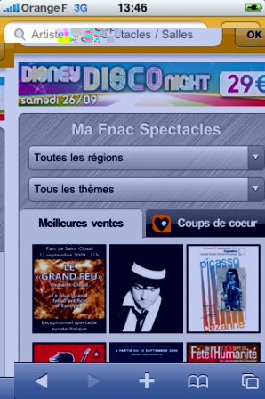 fnac spectacle