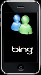 Bing et Live Messenger sur l'iPhone