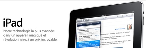 iPad apple store france